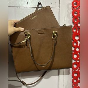 Calvin Klein brown bag